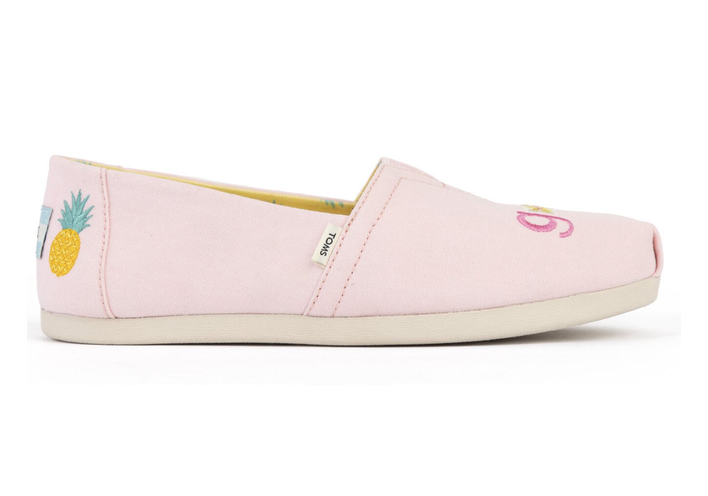 Toms Alpargata Embroidery Espadrille Pink - Womens - 52987-EUMJ